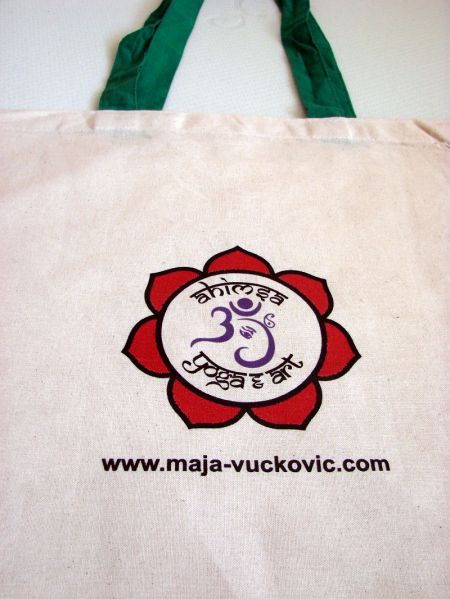 Tote Bag Ahimsa Yoga & Art - Multicolour